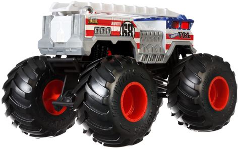 Hot Wheels Monster Trucks Alarm Scale Fire Truck Amazon Exclusive Buy Online In India