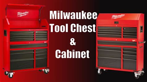 Milwaukee Drawer Tool Chest And Rolling Cabinet Set Overview