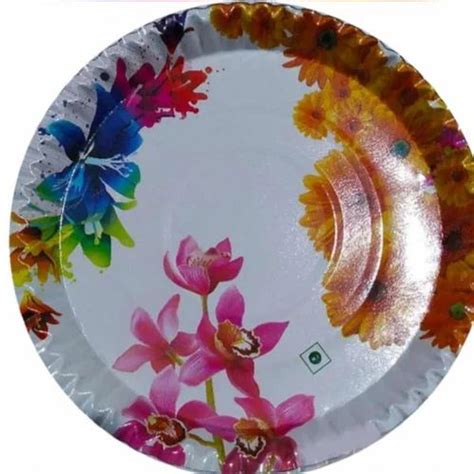 230 GSM Printed Paper Plate At Rs 2 Piece Daltonganj ID 2851775734230