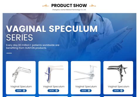 Sunton Medical Disposable Vaginal Speculum China Plastic Vaginal