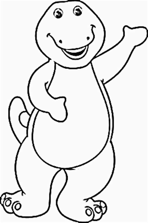 1990 Barney Coloring Pages Coloring Pages