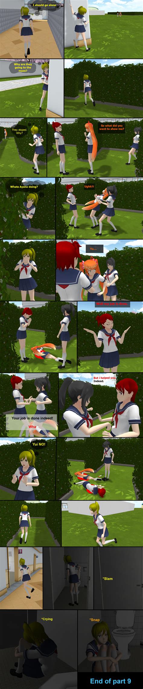 Yandere Simulator Koharin Comic Part 9 Go Alone By Qvajangel On Deviantart