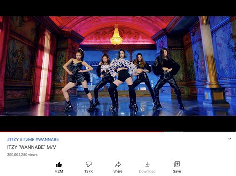 ITZYs WANNABE Becomes Their 1st MV To Reach 300 Million Views R Kpop