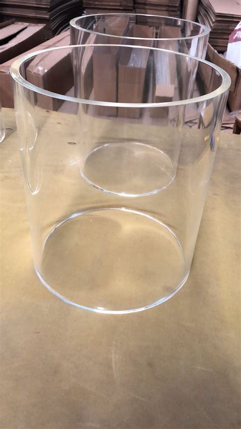 Mm Transparent Cast Acrylic Tube For Oxygen Hyperbaric Chamber