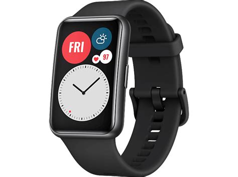 Smartwatch HUAWEI WATCH Fit Graphite Black Smartwatch Silikon, 130-210 ...