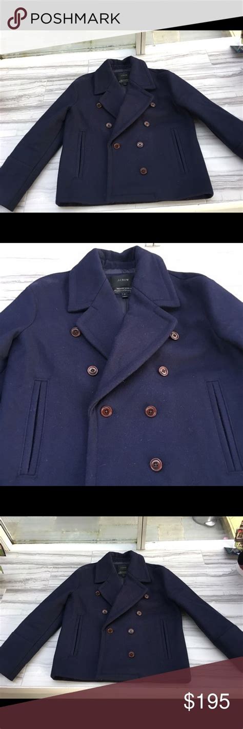 J Crew Wool Double Breasted Peacoat SZ 6P