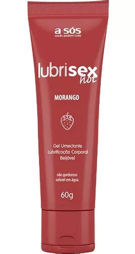 Gel Lubrificante Beijável Aquece Lubrisex Morango Hot 60g MercadoLivre