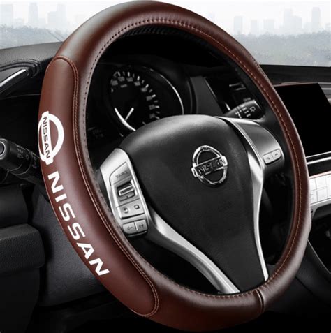 Steering Wheel Cover Leather For Nissan Serena C Vanette C Sentra