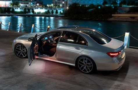 How glamorous is the interior of the 2023 Mercedes-Benz E-Class?