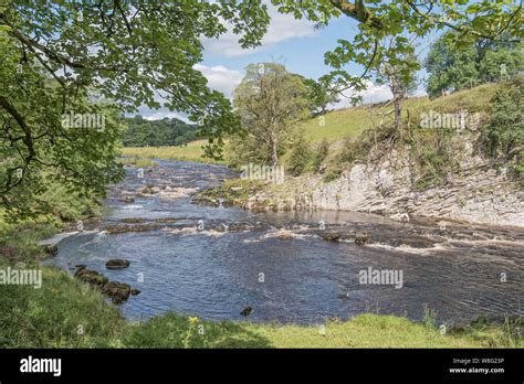 River Wharfe above Burnsall Stock Photo - Alamy