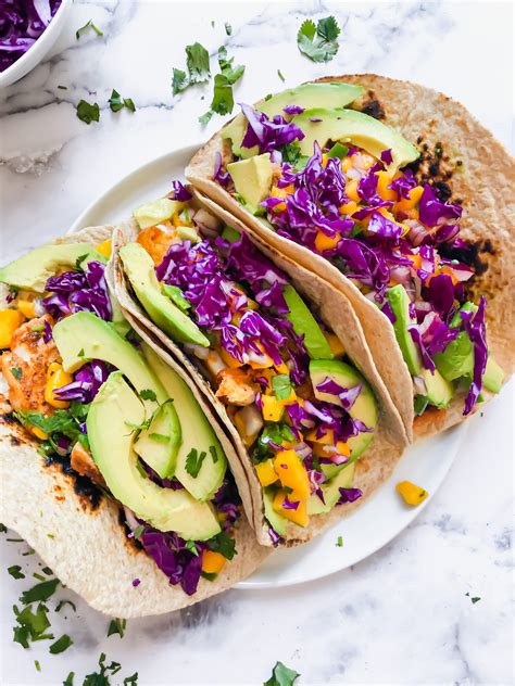 30 Minute Fish Tacos With Mango Salsa Recipe The Feedfeed