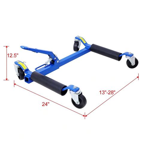 Car Wheel Dolly,Set Of 2,3000 LBS Car Dolly,Car Skates Vehicle Positioning Hydraulic Tire Jack ...