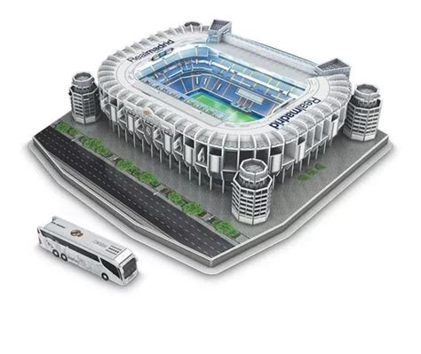 Rompecabeza D Estadio Santiago Bernabeu Real Madrid Oficial En Venta