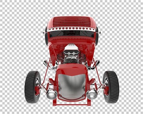 Hot Rod Sobre Fondo Transparente Representaci N D Ilustraci N Archivo Psd Premium