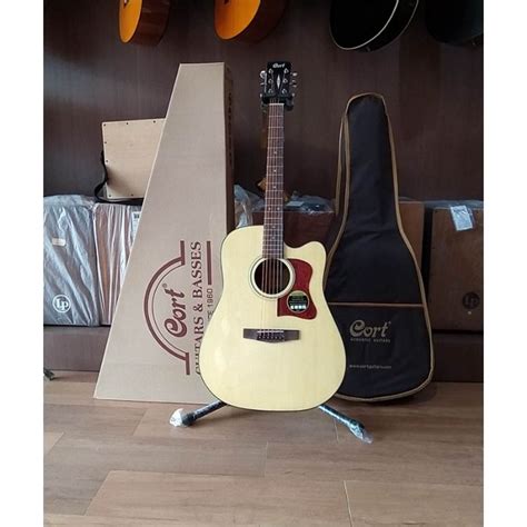 Jual Gitar Akustik Elektrik CORT AD BG NAT Shopee Indonesia