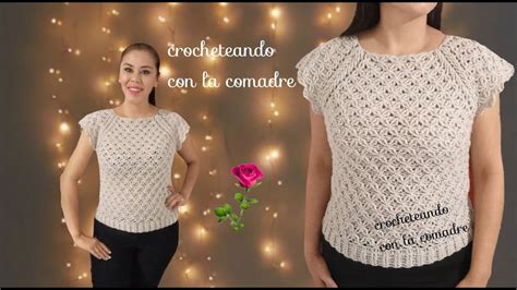 Como Tejer Sueter O Blusa A Crochet Punto Estrellas En Relive Youtube