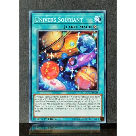 Carte Yu Gi Oh Cotd Fr Univers Souriant Neuf Fr Cdiscount Jeux