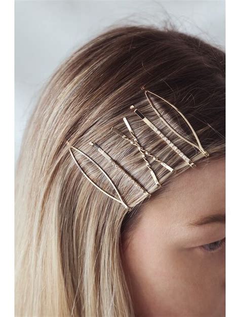 Buy Lulus Always Glamorous Gold Hair Pin Set Online Topofstyle