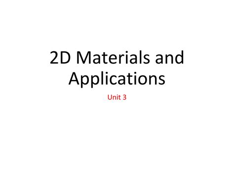 SOLUTION: Synthesis of 2d materials - Studypool