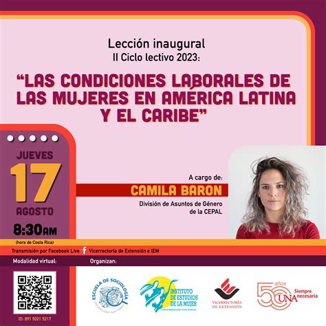 Conferencia Las Condiciones Laborales De Las Mujeres En Am Rica Latina