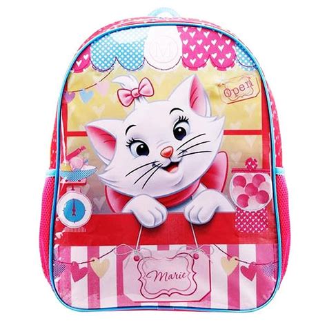 Mochila Gatinha Marie - Mochila Infantil Gata Marie Gatinha Disney Costas Tam M Reforçada ...