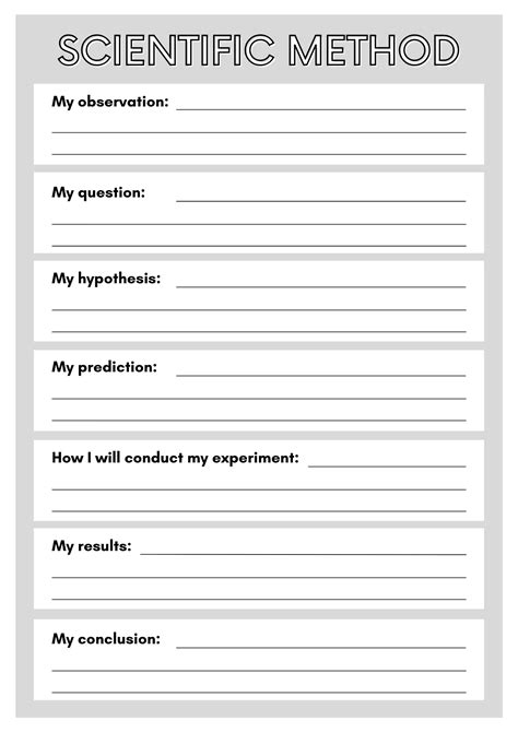 Scientific Method Worksheet And Example For Kids Stem Smartly