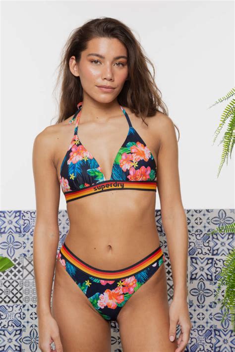 Μαγιό Σλιπ Vintage Logo Bikini Brief SUPERDRY ΜΠΛΕ Bloobox