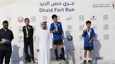 Al Dhaid Club players excel in Dhaid Fort Desert Run