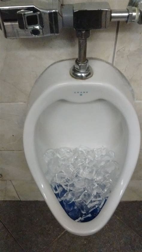 Ice Cubes In A Urinal R Whatisthisthing