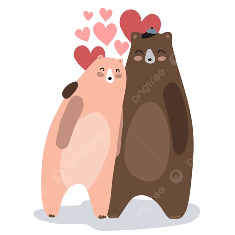 Bears Hugging Vector Design Images Cute Bears Hug And Date Creative