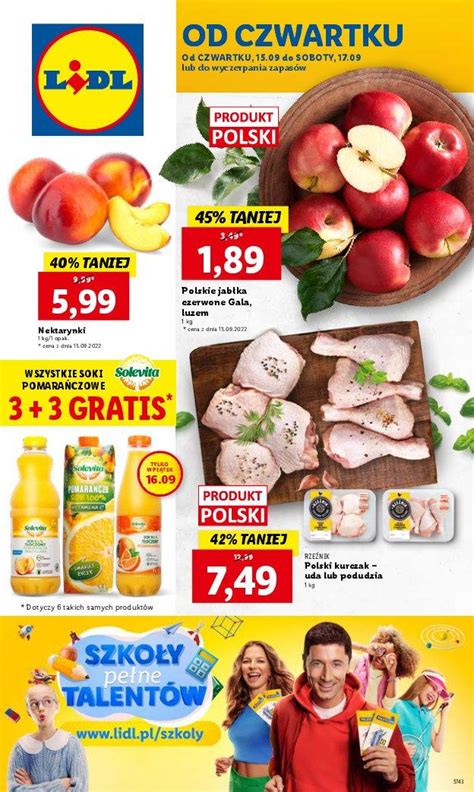 Gazetka Promocyjna I Reklamowa Lidl Lidl Od Czwartku Od 15 09 2022