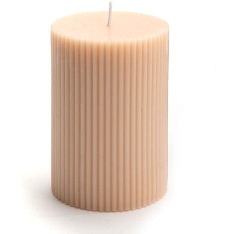 Amadeus Bougie Strie Petit modèle nude lot de 6