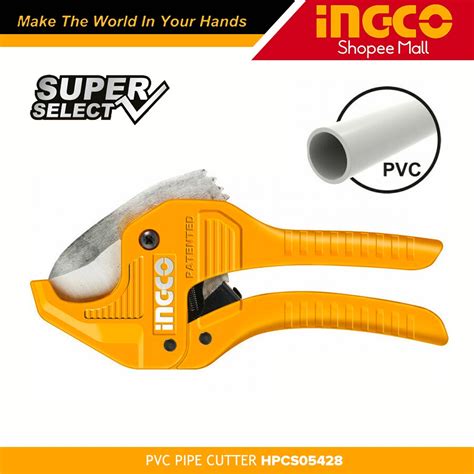 Ingco HPCS05428 PPR PVC Pipe Cutter 3 42mm With Automatic Opening Mode