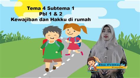 Video Pembelajaran Tematik Kelas 3 Tema 4 Subtema 1 Pbl 1 Dan 2 YouTube