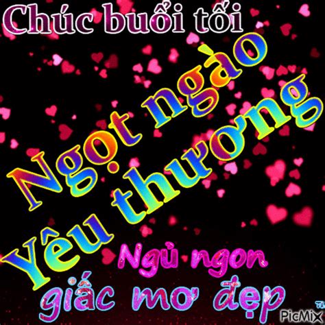 chúc ngủ ngon - Бесплатный анимированный гифка - PicMix