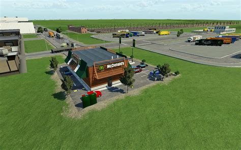 LKW Rasthof Und Mc Donalds Transport Fever Community