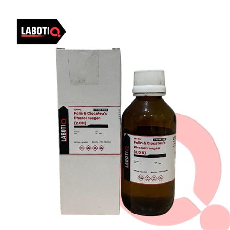 folin ciocalteus phenol reagent    ml labotiq