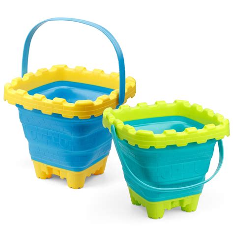 Buy Jumbo Sand Beach Toy Castle Foldable Bucket For Kids Adults Large