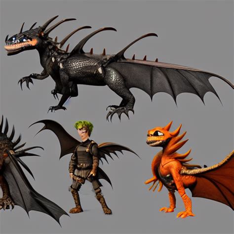 How To Train Your Dragon Concept Art Dragons