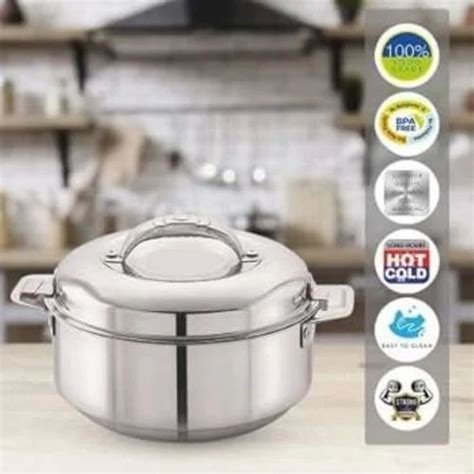 Stainless Steel 3200ml Cello Platina Insulated Hot Pot At Rs 1899 Piece In Chennai