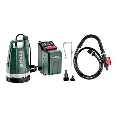 Водни помпи : Помпа водна потопяема акумулаторна 18V 2200l/h METABO TPF ...