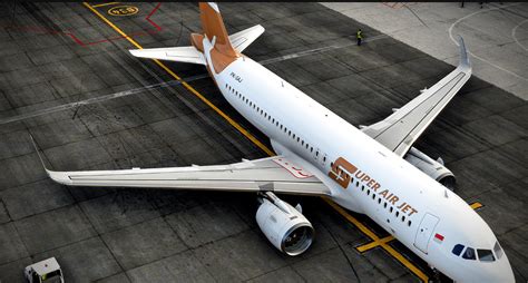 Super Air Jet Airbus A320 V10 Msfs 2020 Liveries Mod