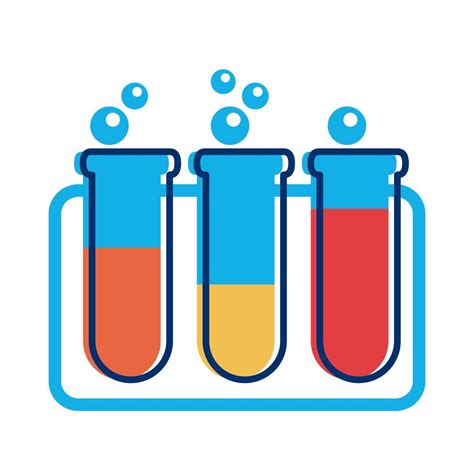 Test Tubes Flat Style Icon 1842311 Vector Art At Vecteezy