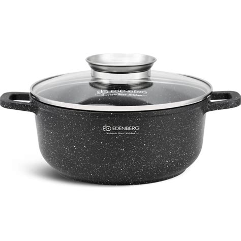 Круглый казан Edenberg 3.3 л, 22 см EB-8117 - выгодная цена, отзывы ...