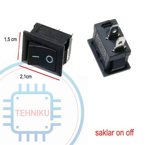 Jual Saklar On Off Kotak Saklar Switch 2 Pin ON OFF Ukuran Kecil