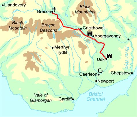 √ Brecon Canal Walk Map