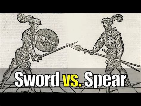 Spear vs. Sword & Shield - With Commentary : sca