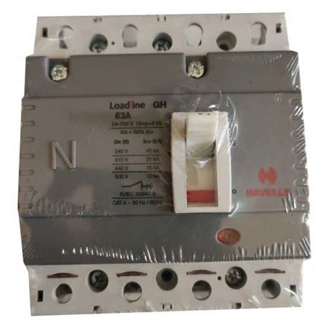 Pole Havells Loadline Gh Frame Mccb A Ka At Rs In Pune