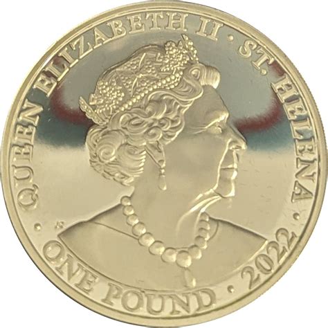 Pound Elizabeth Ii Constancy Gilding Saint Helena Numista