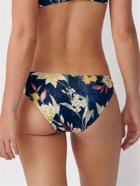 Triumph D Od Bikini Botanical Leaf Granatowy Modivo Pl